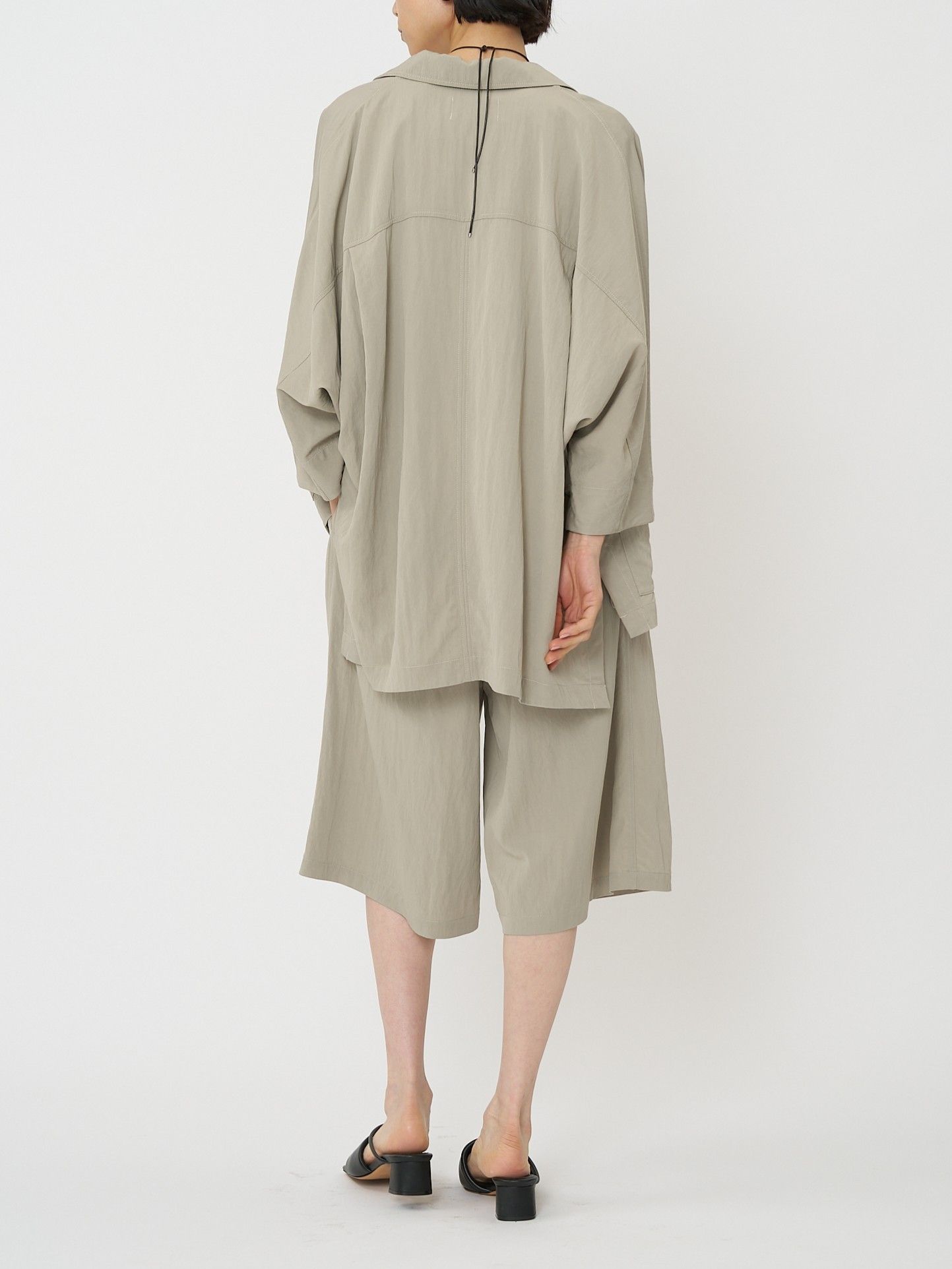 [4861-006KK] リラックスツイルドルマンJK ブラック