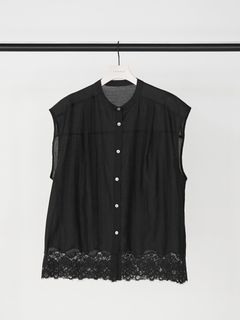 [1563-685NH] レースシアーフレンチBL ブラック