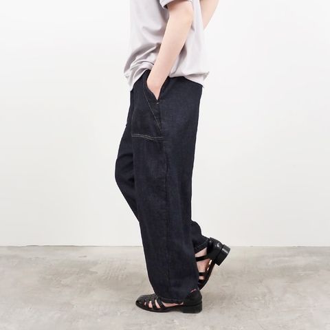 8ozムラデニムクラフトパンツ インディゴ