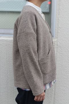 トラベルウールプレミアショートコート モカ