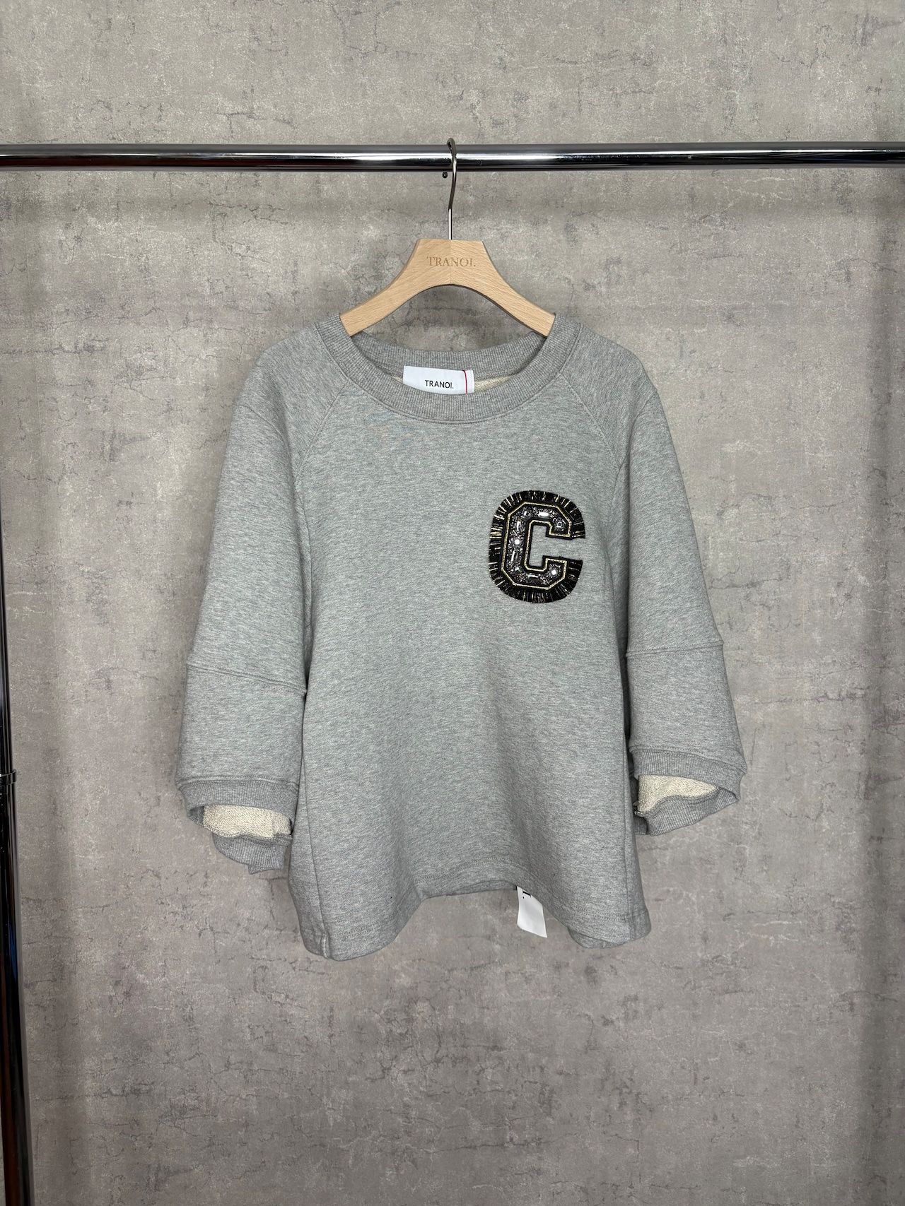 jewel C COCOON TOPS グレー