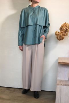 ダブルクロスワイドイージーパンツ ライトベージュ