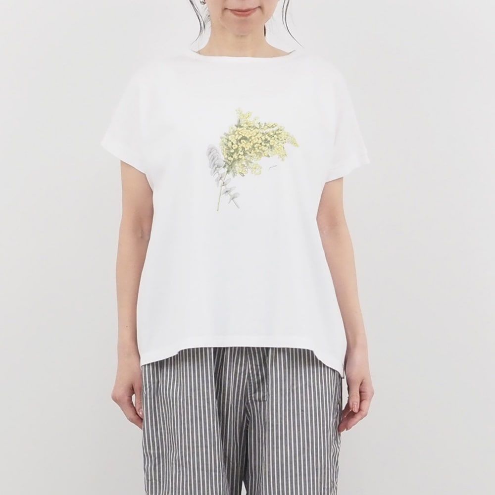花暦(はなごよみ) プリントミナミシャツ キンモクセイ