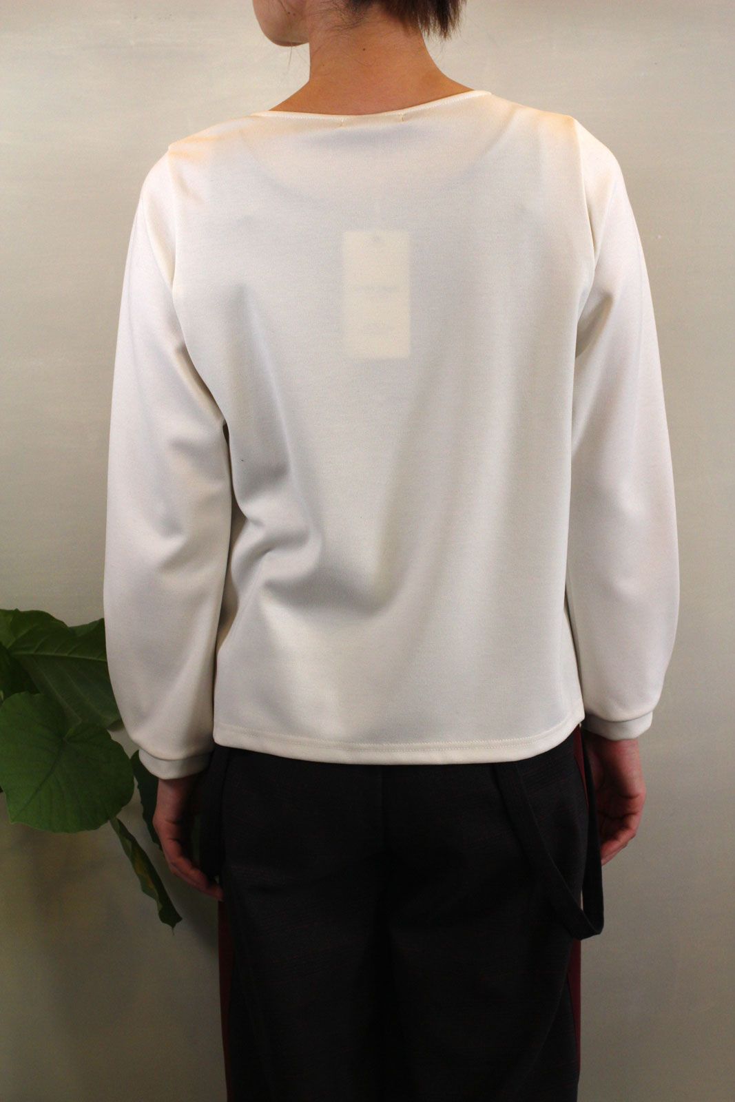 フリルカットソー モカ