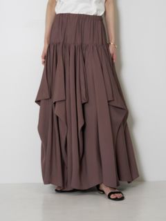 [2263-638NH] ドレーピングフォルムSK ブラウン