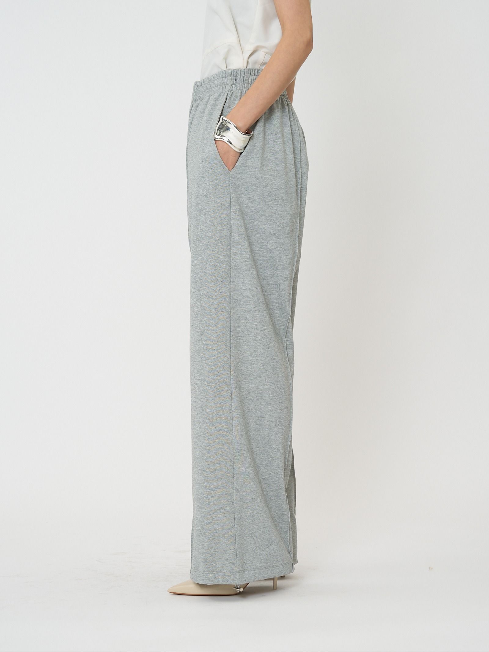 [3261-016KK] 度詰天竺イージーPT グレー