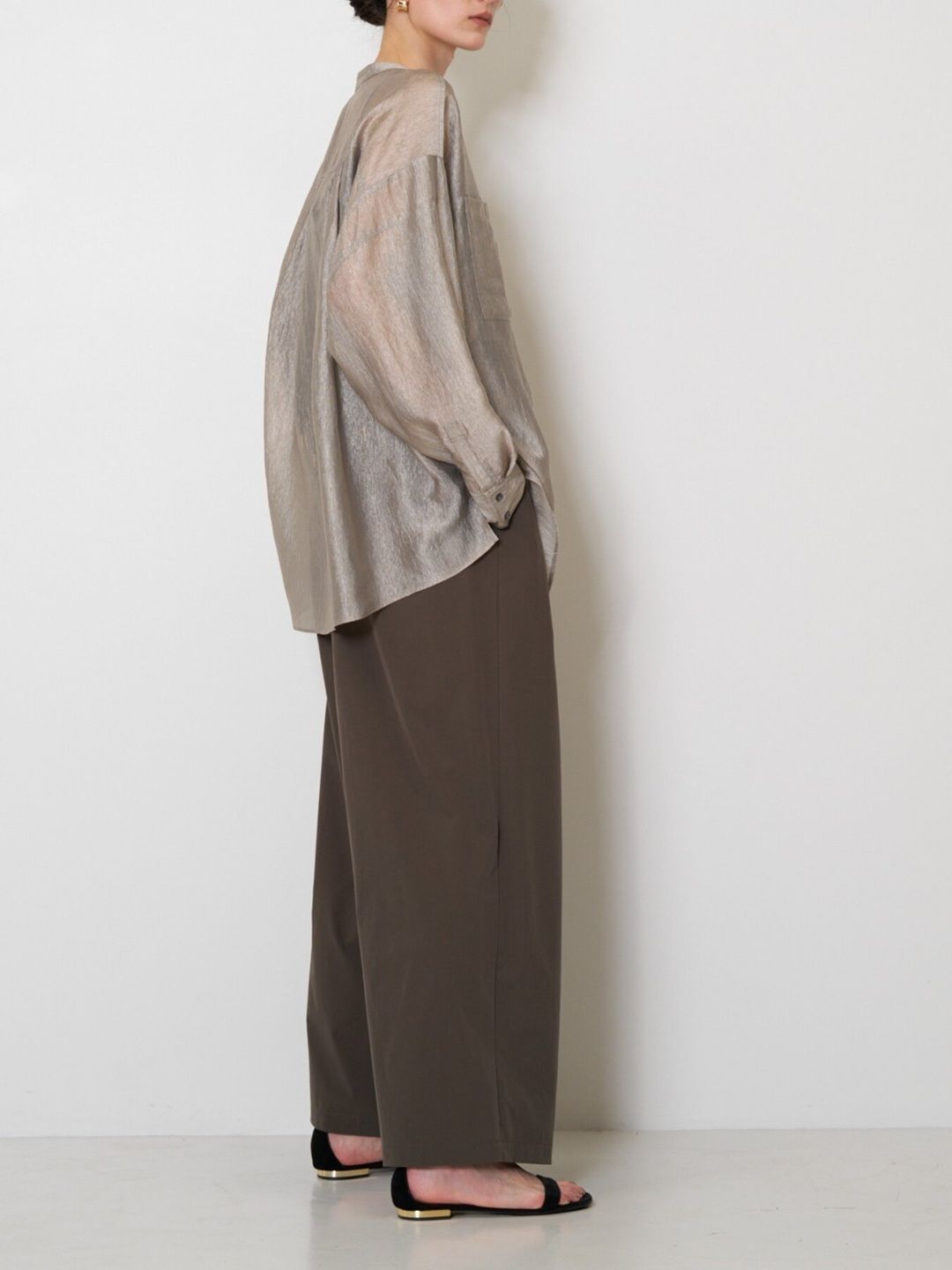 [1563-637YM] シアールミオーバーBL ライトグレー