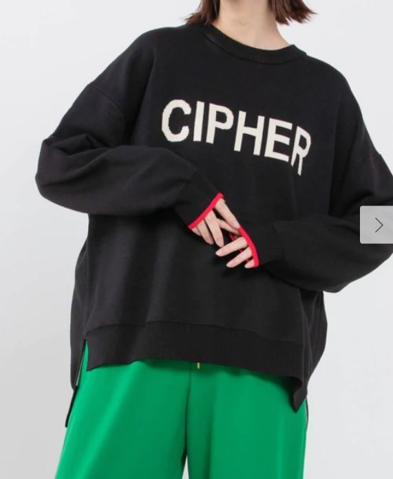 CYPHERロゴニット ブラック