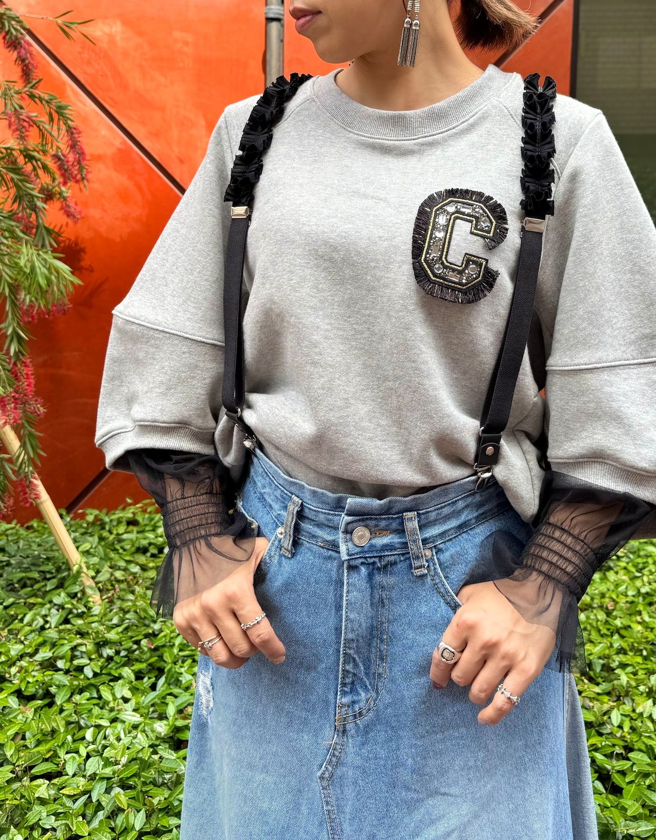 jewel C COCOON TOPS グレージュ