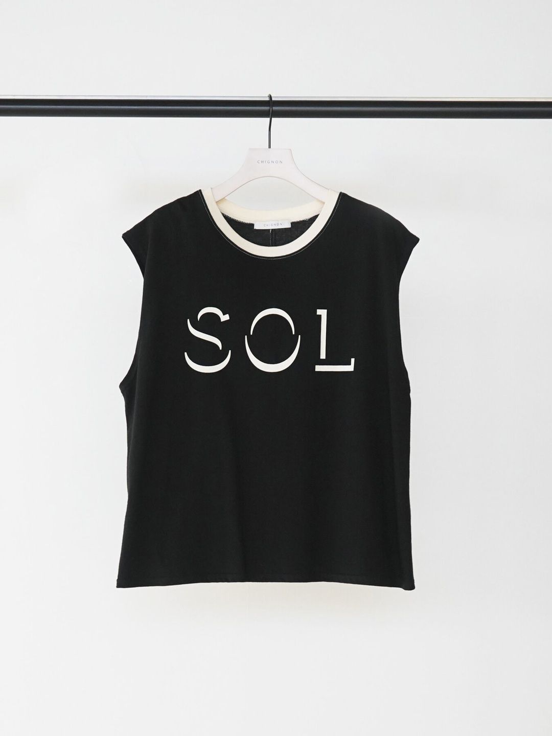 [8463-711KK] "SOL"リンガーフレンチ ブラック