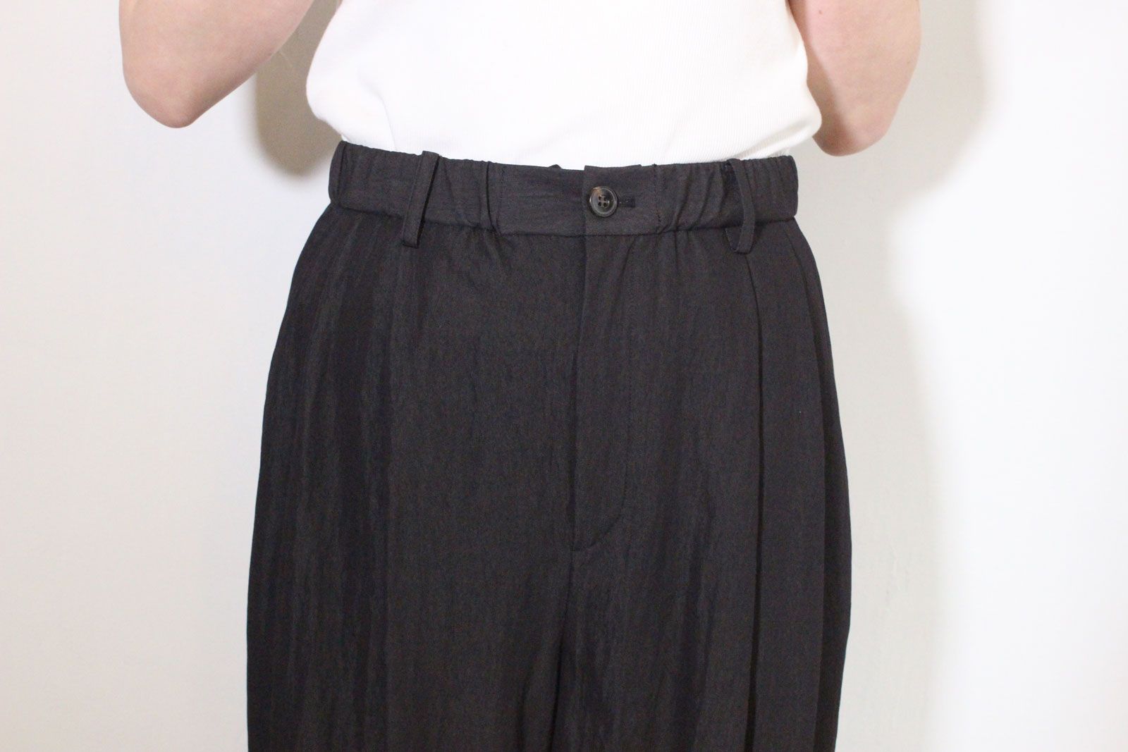 [3861-008KK] リラックスツイルタックPT ブラック