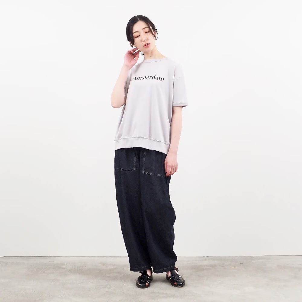 8ozムラデニムクラフトパンツ インディゴ