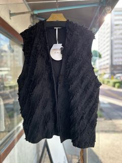 フリンジベスト ブラック