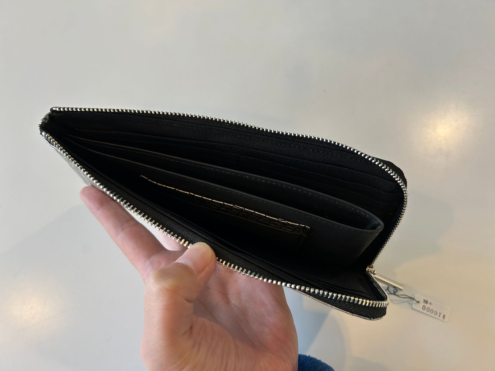 CORO LZIP LONG WALLET 長財布 シルバー