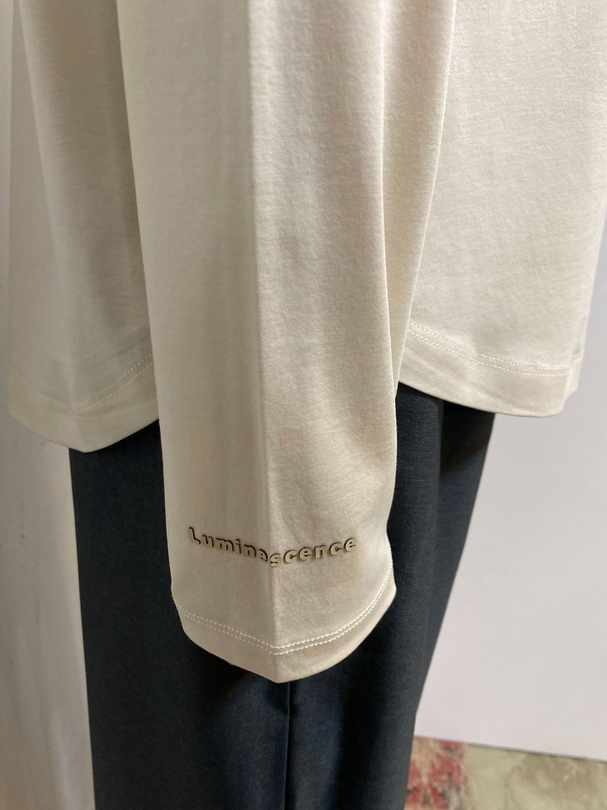 シリコンプリント ロゴロンT オフホワイト