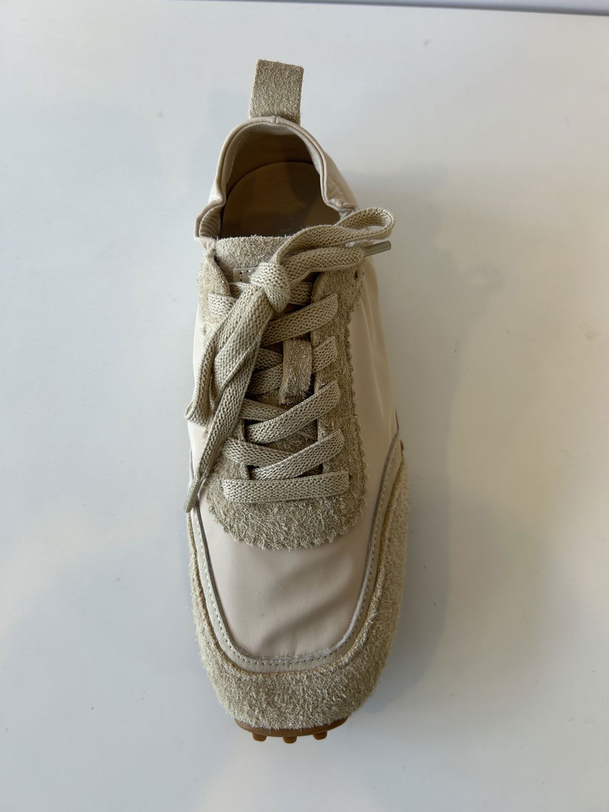 ワッフルソールスニーカー ベージュ