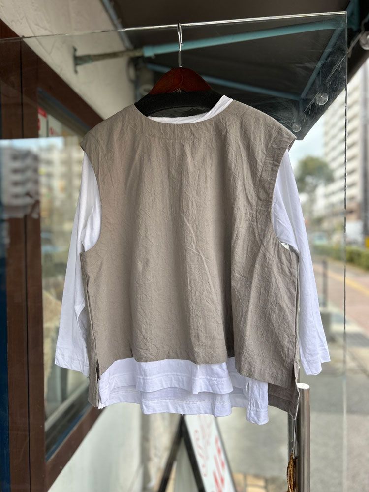 ハンドワッシャーベストレイヤードセット グレー