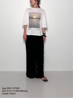 [8451-075KK] Photo Tee ホワイト