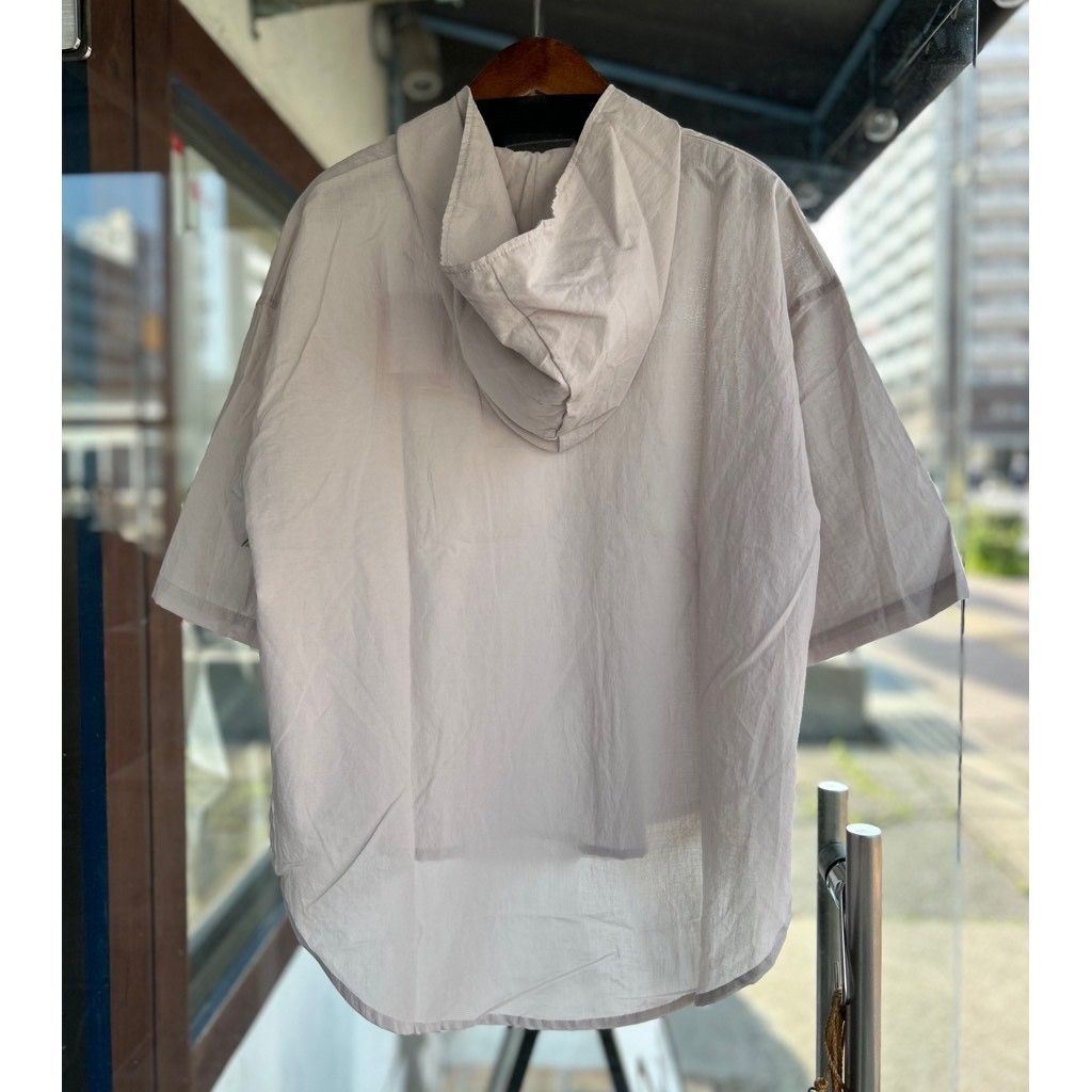 ふんわりローン フーディシャツ グレージュ