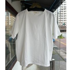 天竺エルボーパッチT オフホワイト