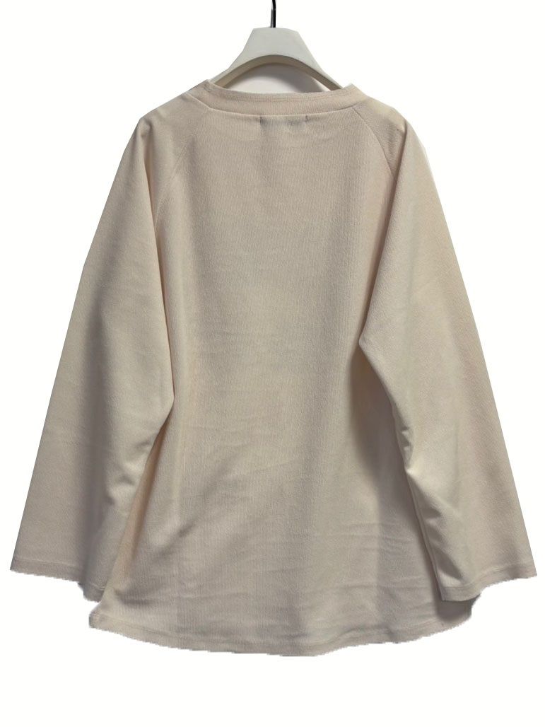 [8455-314KK] ポコポコカレッジロゴTee アイボリー
