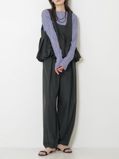 [1263-624MK] 2WAYバルーンビスチェ ブラック