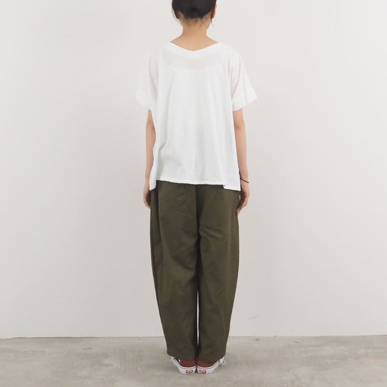 レクタングルパネルTシャツ ブラックxブラック