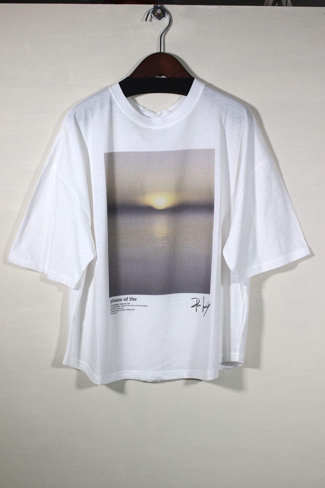 [8451-075KK] Photo Tee ホワイト
