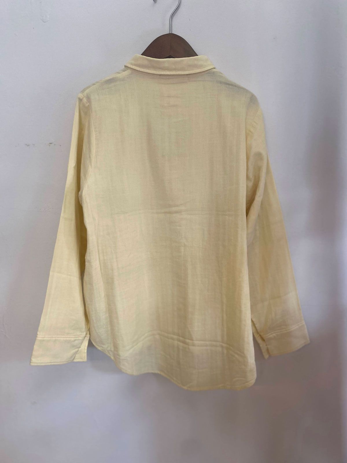 ダブルガーゼシャツ イエロー