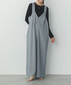ポリツイル 2WAY サロペット ブルーライトグレー