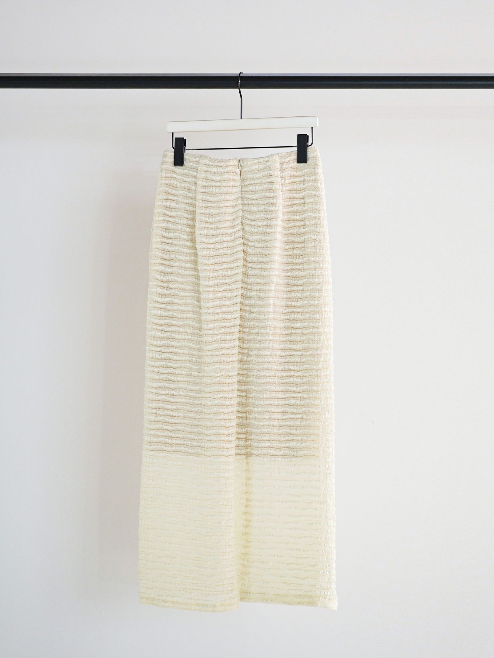 [2261-047BZ] ストレッチレースSK アイボリー