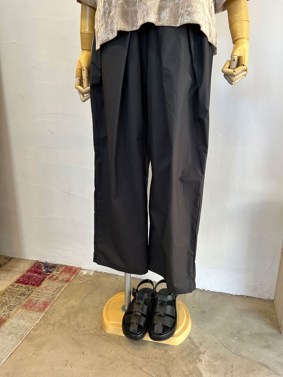 シアーベロアオーバーTEE ベージュ