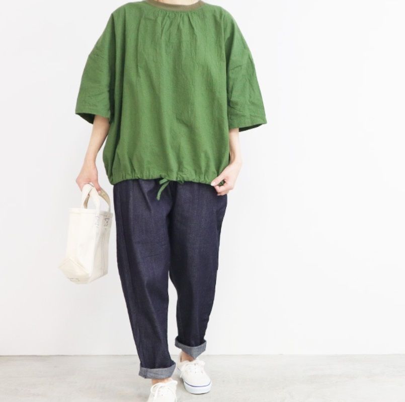 8ozムラデニムパンツ インディゴ