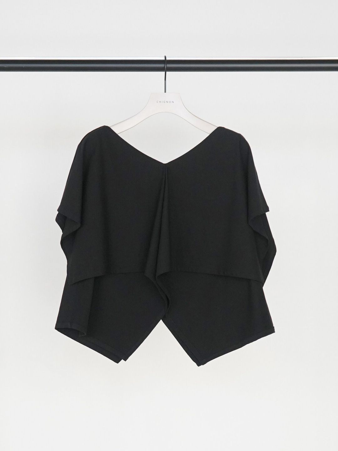 [8863-613KK] ハンカチーフカラーPO ブラック