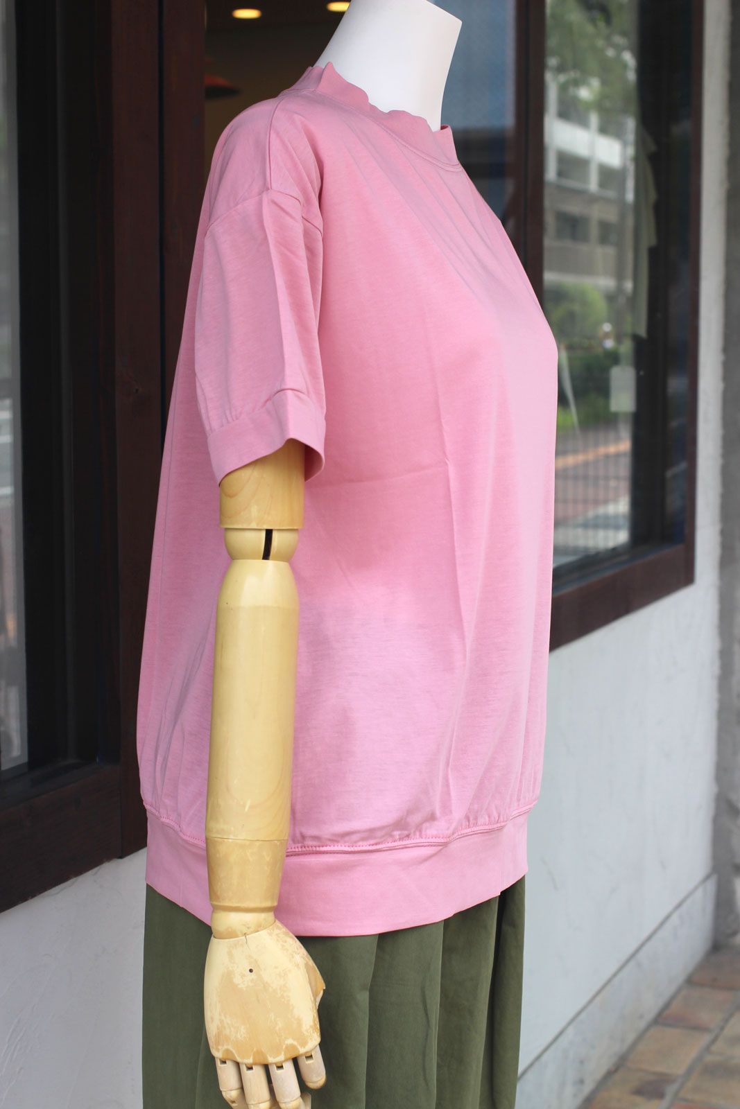 すっきりサラサラ半袖Tシャツ ミント