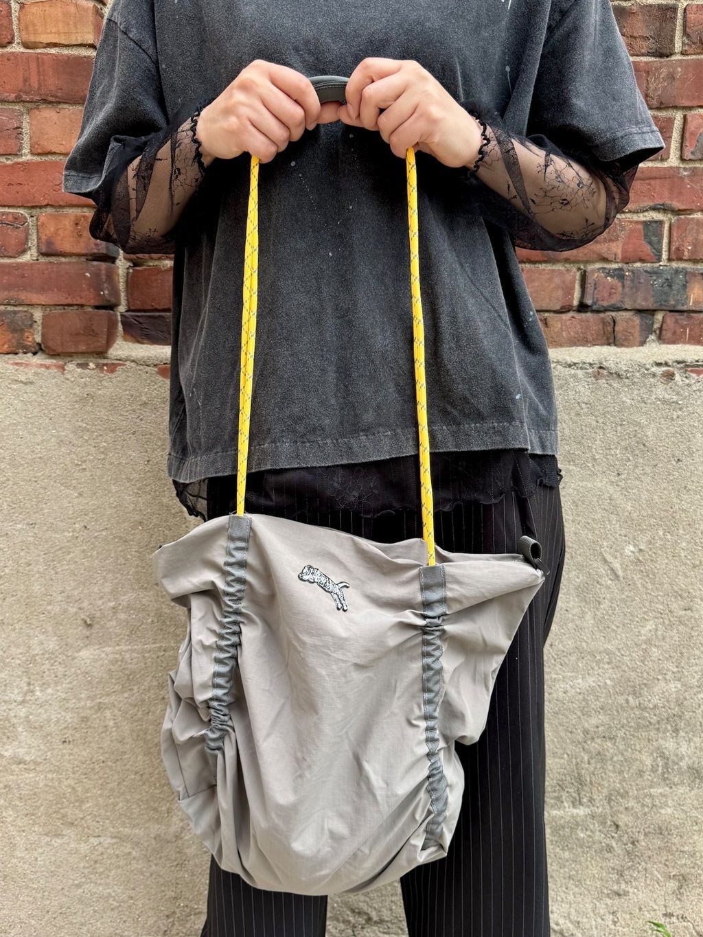 2WAY TORA BAG グレー