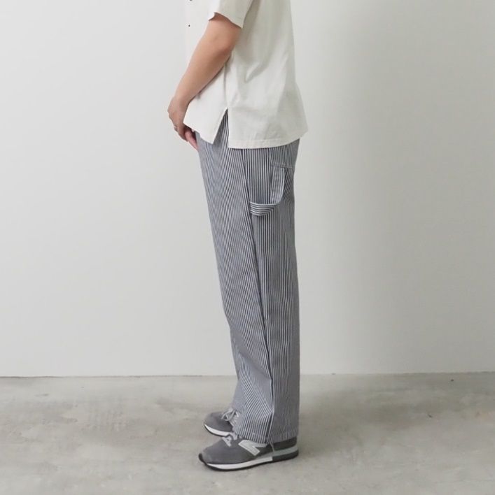 T/Cヒッコリーペインターパンツ インディゴxオフ
