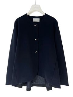 [4856-442MK] バックフレアジャケット ネイビー