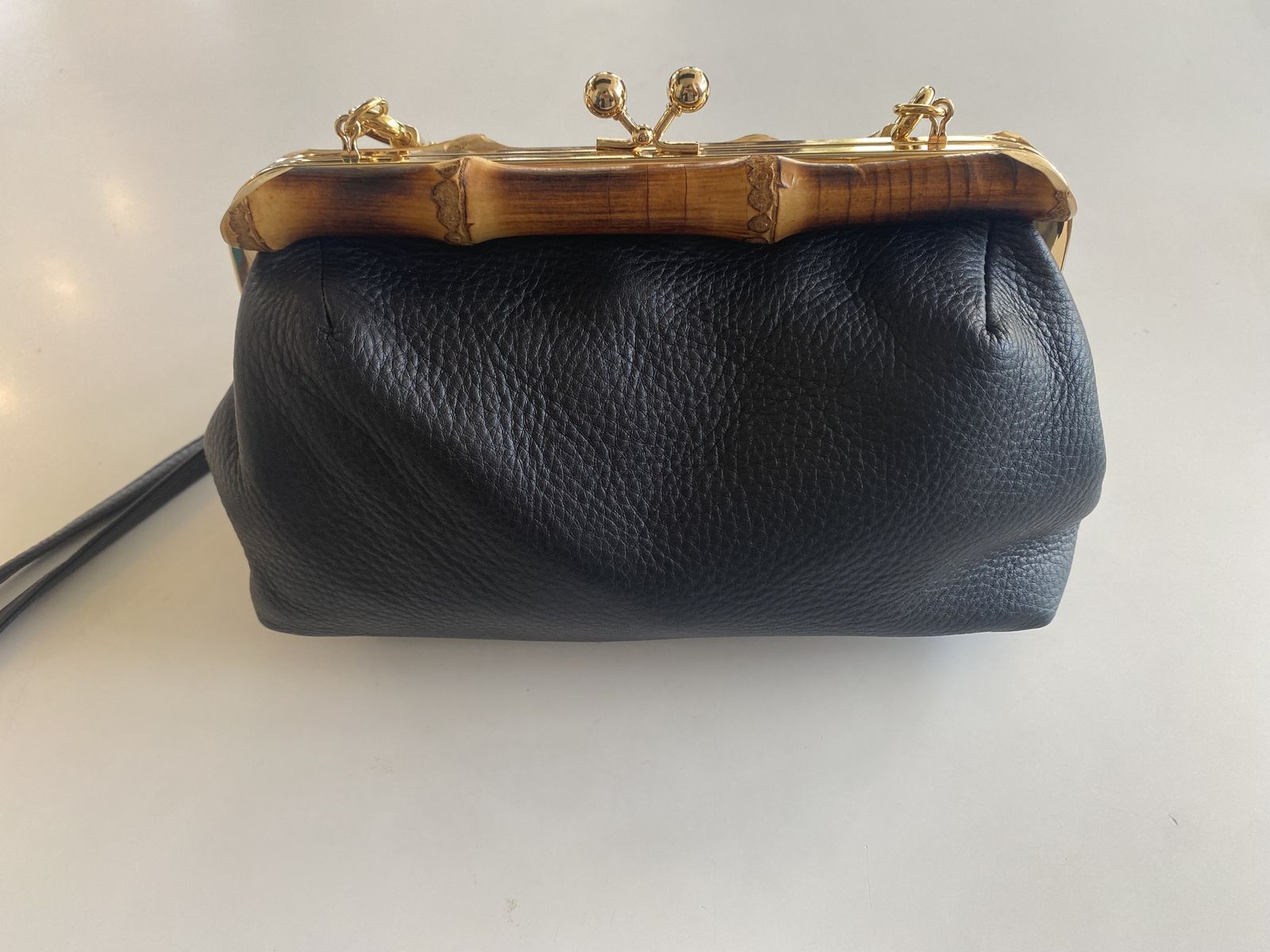 TAC SHOULDER BAG がま口 ブラック