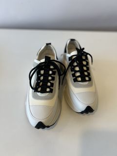 厚底レースアップスニーカー ホワイト