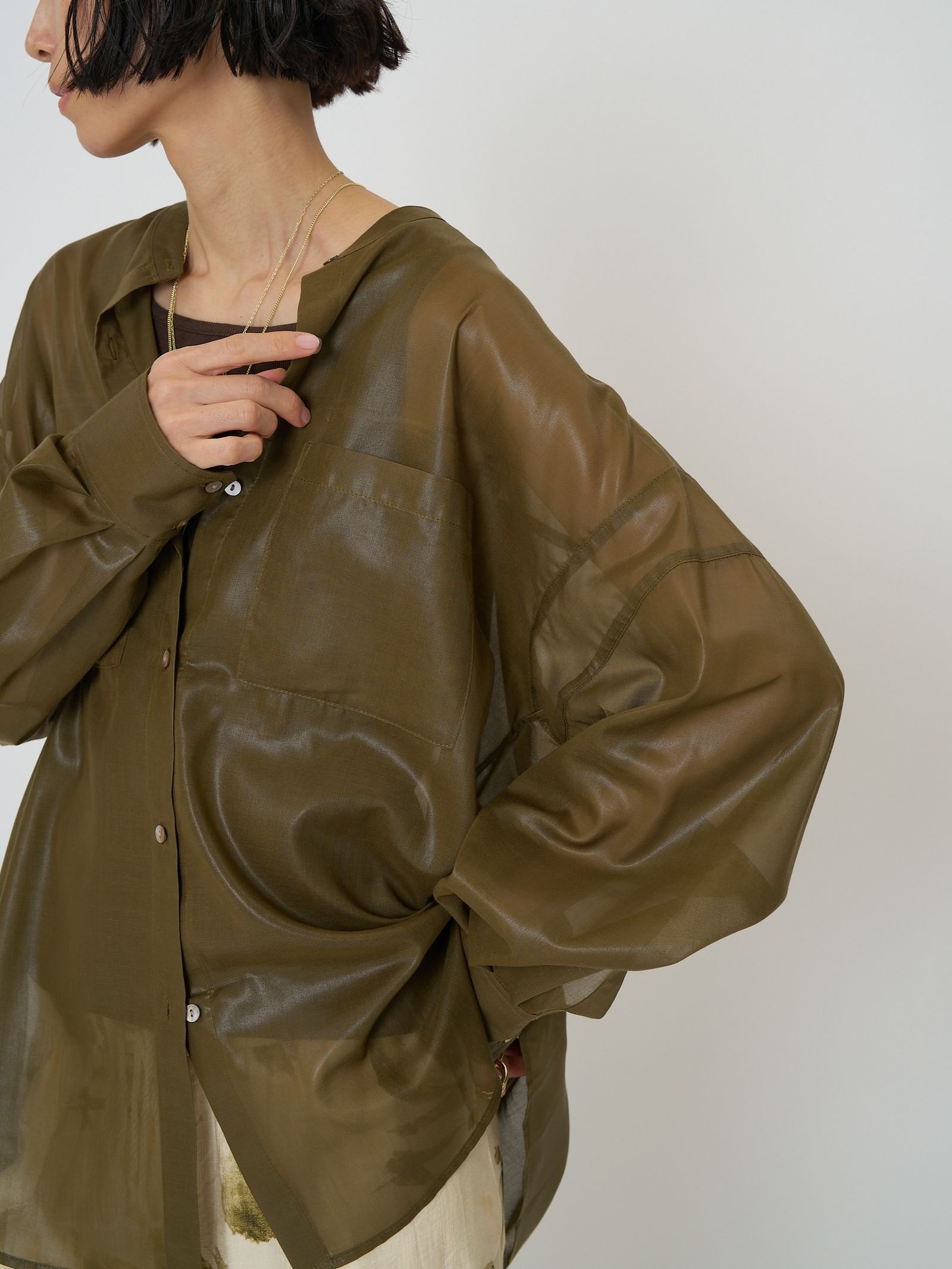 [1861-004KK] シアーチンツオーバーSH カーキ