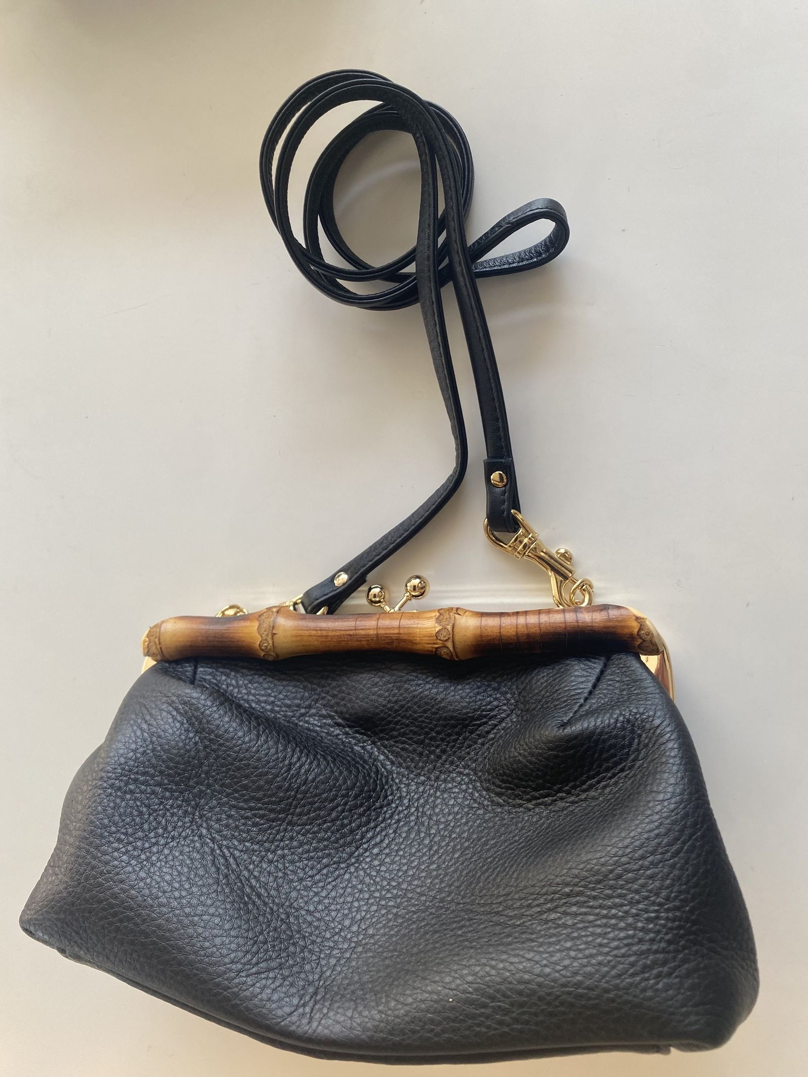 TAC SHOULDER BAG がま口 ブラック