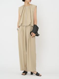 [3261-026MK] フロントタックカーヴィーPT ベージュ