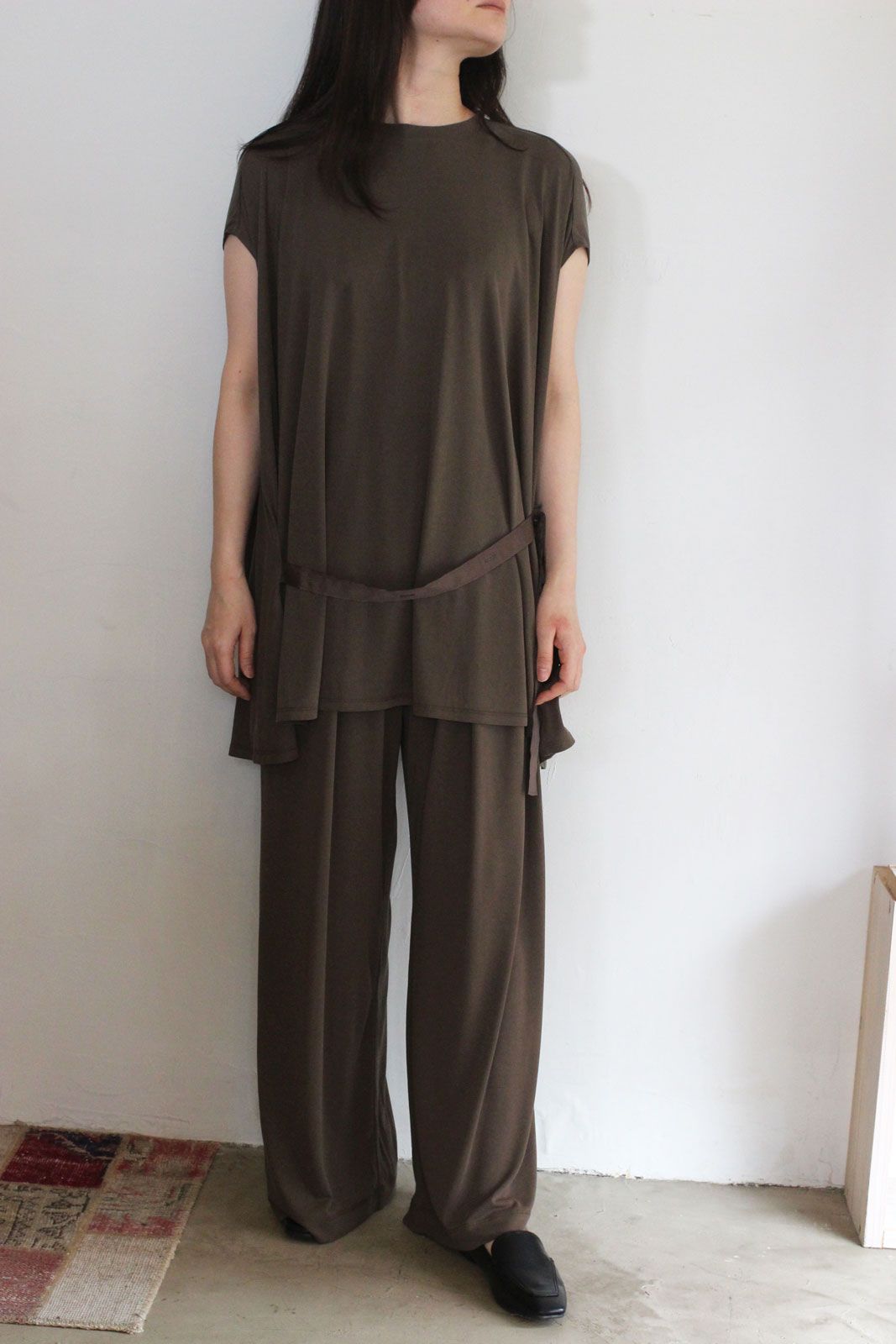 CHIGNON　シニヨン　スポンジSTP POフリーサイズ CHIGNON シニヨン テンセル インナー ロングスリーブ Tシャツ