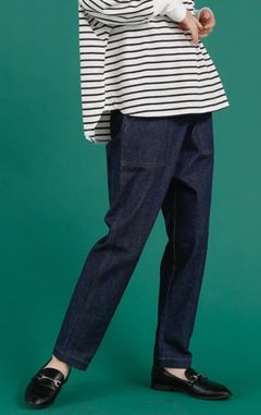 10ozストレッチデニムベイカーパンツ インディゴ