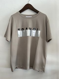 TRANOI.Tee グレージュxシルバー