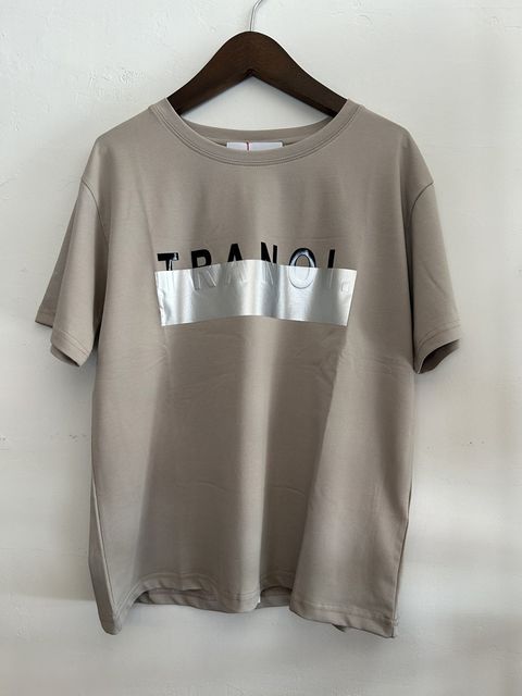 TRANOI.Tee グレージュxシルバー