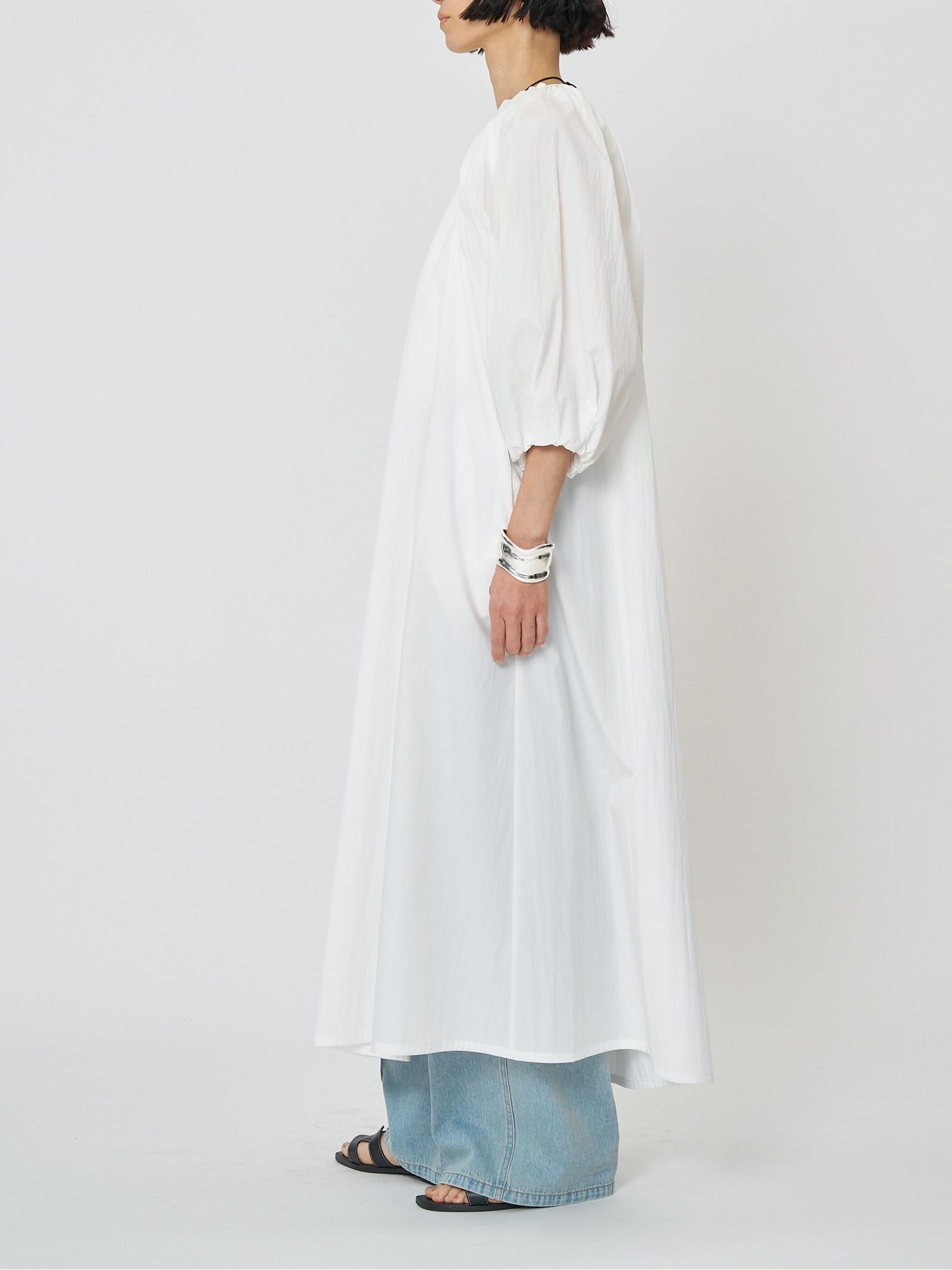 [5261-034MK] ボリュームスリーブOP ブラック