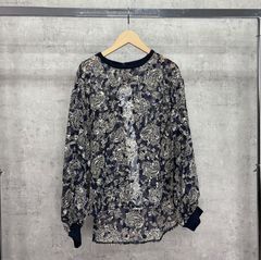 オパールJQレイズPOブラウス ネイビー