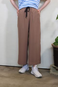 セミワイドパンツ モカ